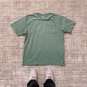 Carhartt Sage Green Loose Fit T-Shirt